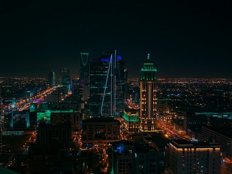 أفق مدينة الرياض؛ صورة توضيحية وليست صورة من الزيارة الرسمية